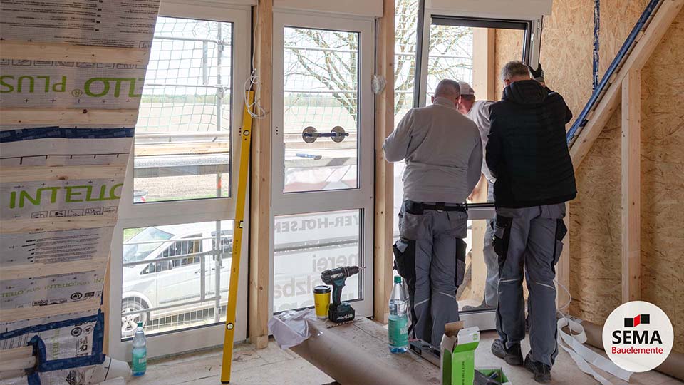 15.Einbau von Fenster und Türen